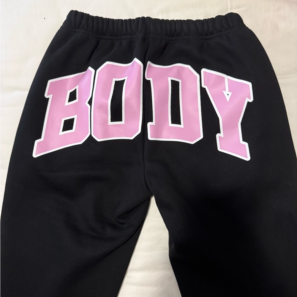 Body By Raven Tracy Backshot 2.0 Sweat Pants - Black and Pink